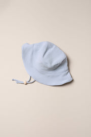 Ribbed Baby Swim Hat - Zen Blue