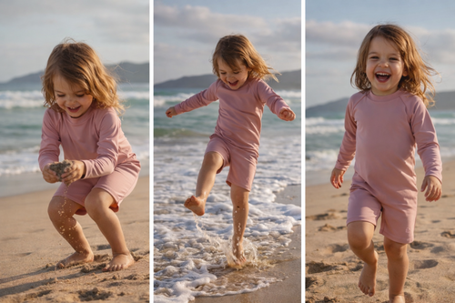 Islander Swimsuit Kids - Rosewood