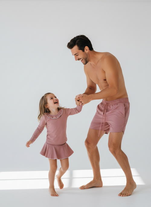 Cove Swim Shorts Man - Rosewood