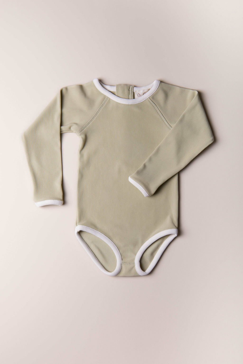 Signature Long Sleeve Swimsuit - Pistachio