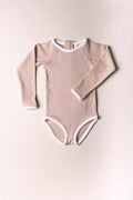 Signature Long Sleeve Swimsuit - Rose Dust