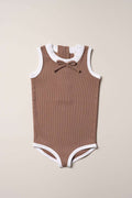 Signature Bow Swimsuit - Cocoa Creme