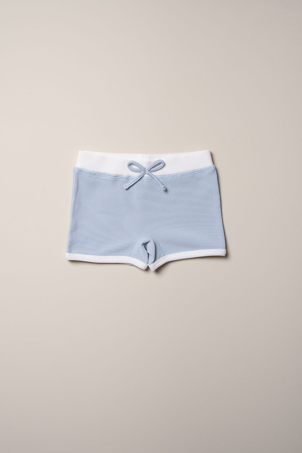 Ribbed Swim Shorts Boys - Zen Blue