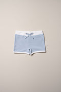 Ribbed Swim Shorts Boys - Zen Blue