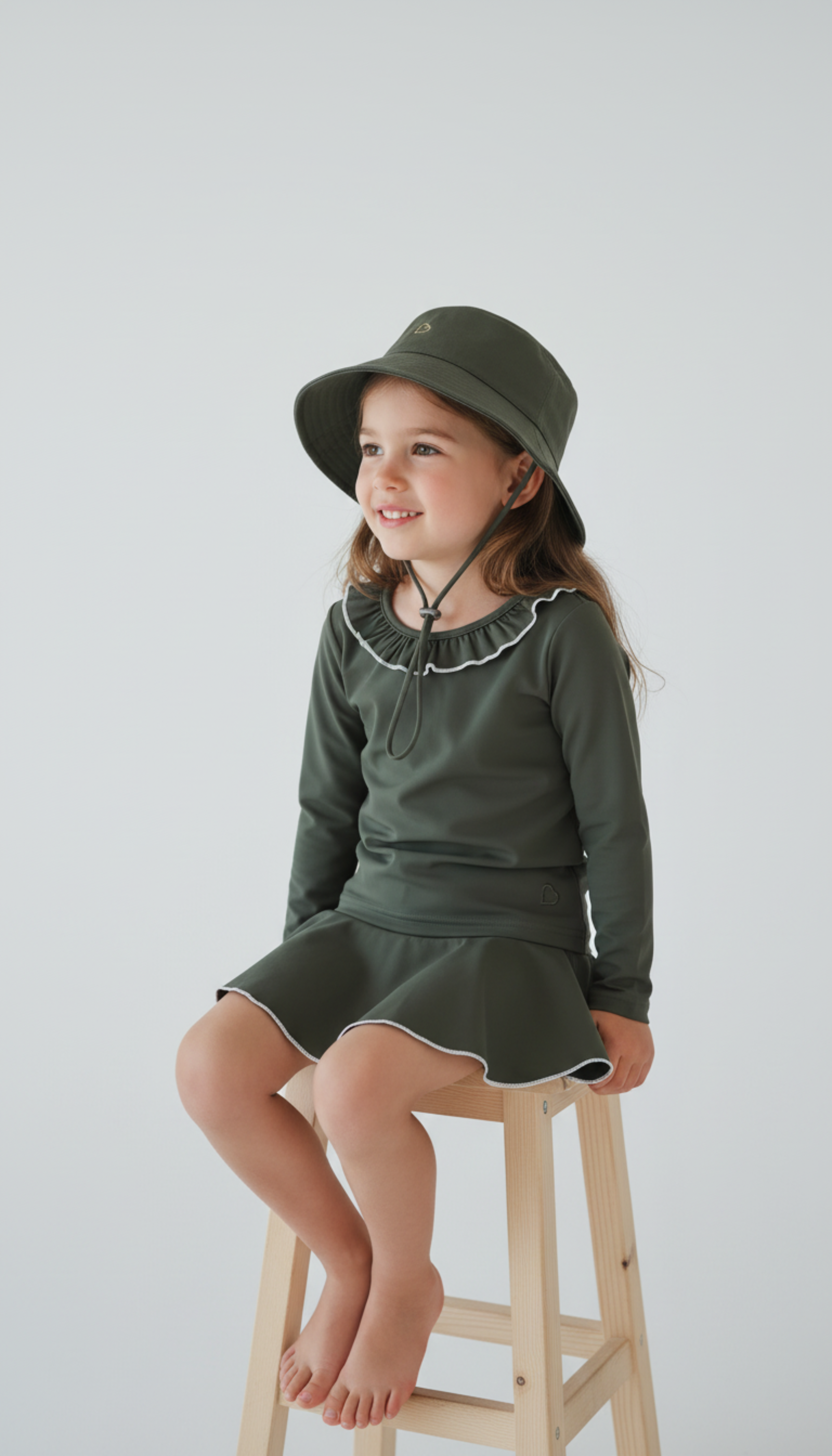 Wimbledon Swimsuit Girls - Juniper