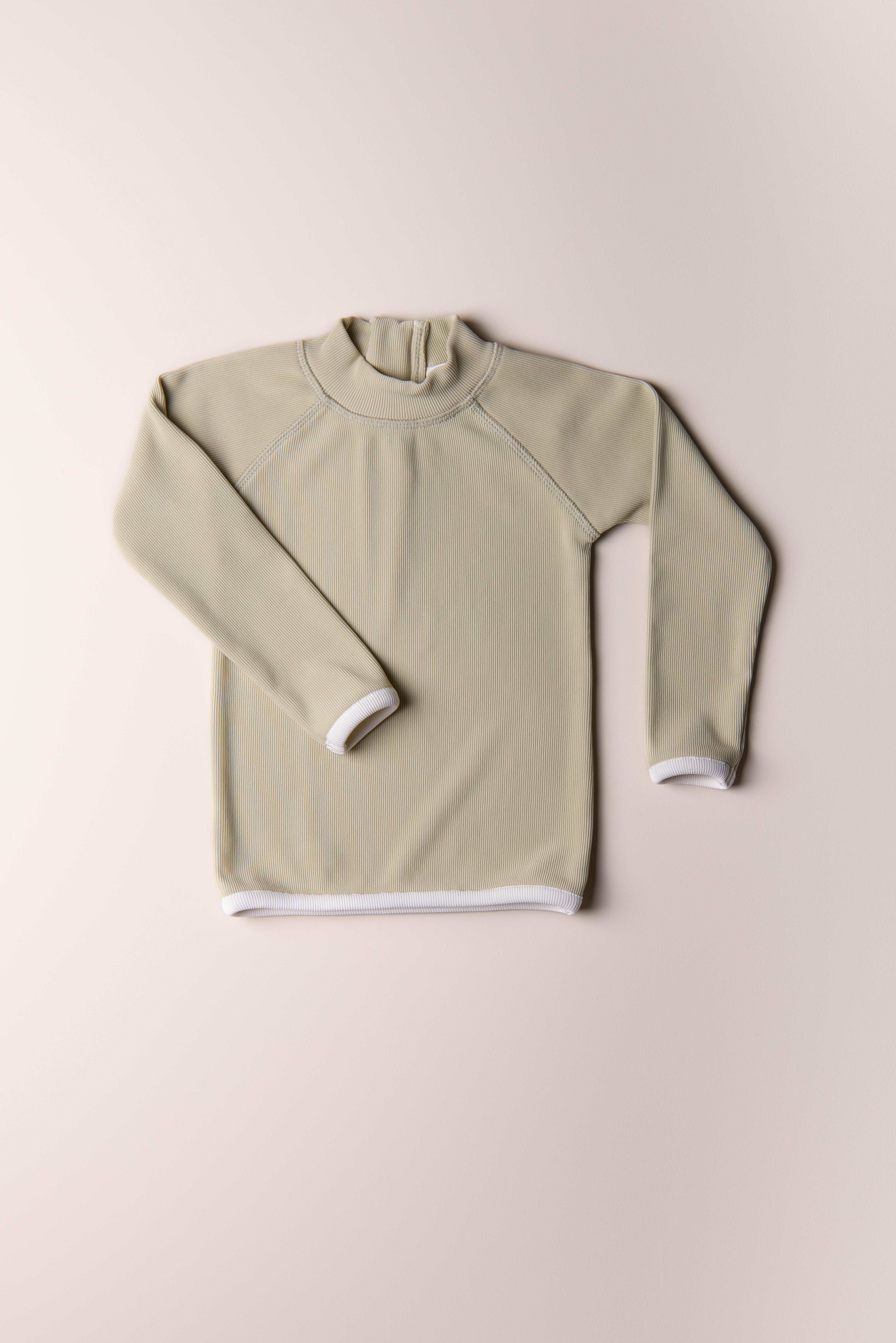 Ribbed Swim Top Boys - Pistachio