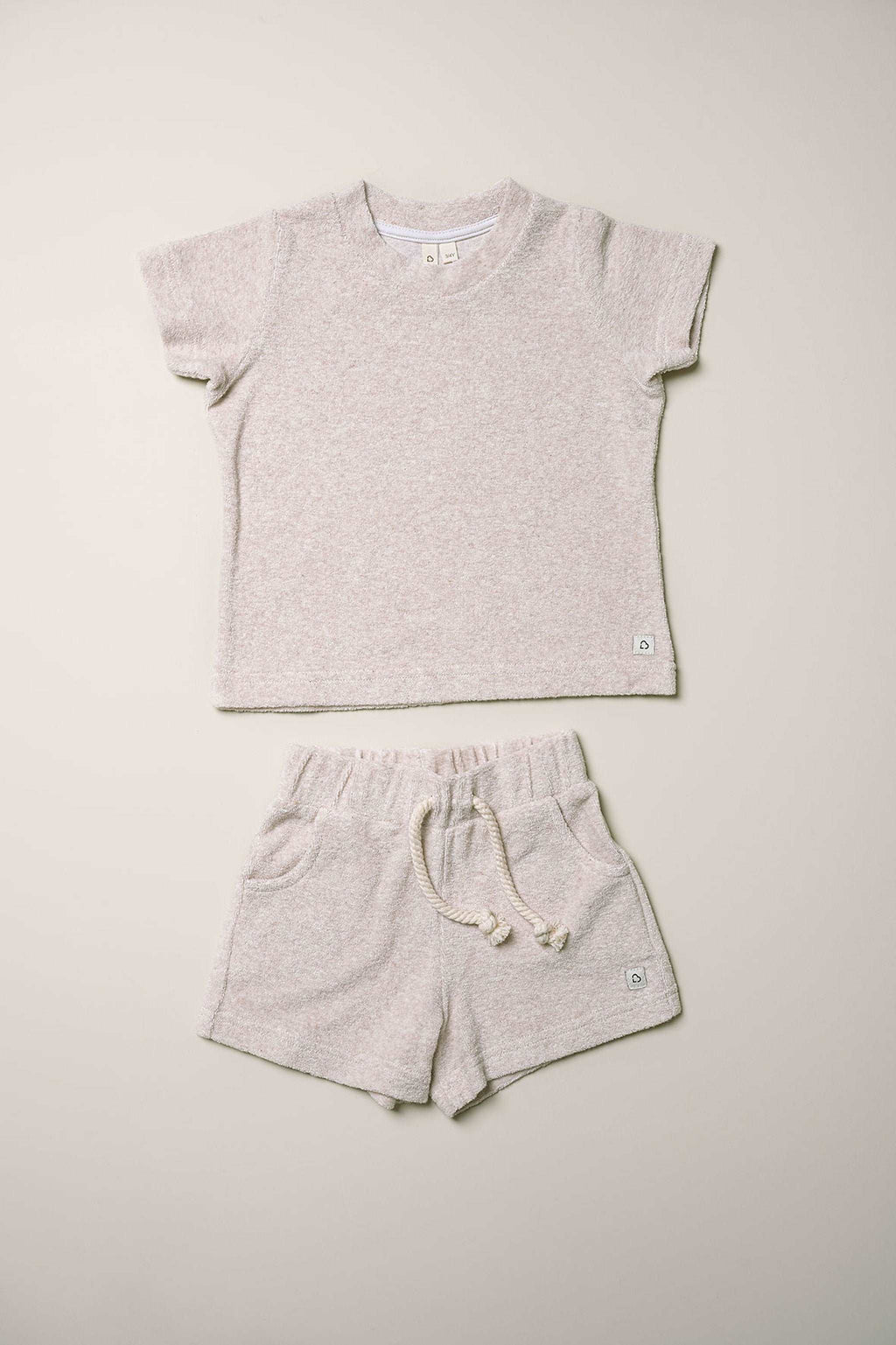 Terry Towelling Set - Oatmeal