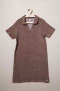 Terry Towelling Dress Woman - Taupe