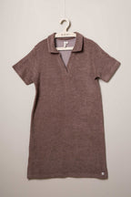 Terry Towelling Dress Woman - Taupe