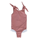 Ballerina Swimsuit Girls - Rosewood